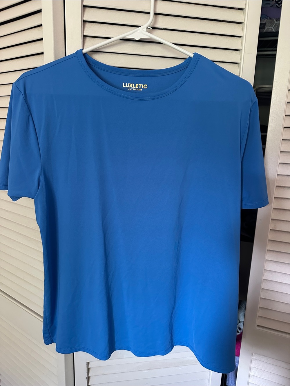 Lilly Pulitzer Blue Short Sleeve Crew Top